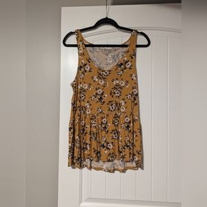 Floral tank top